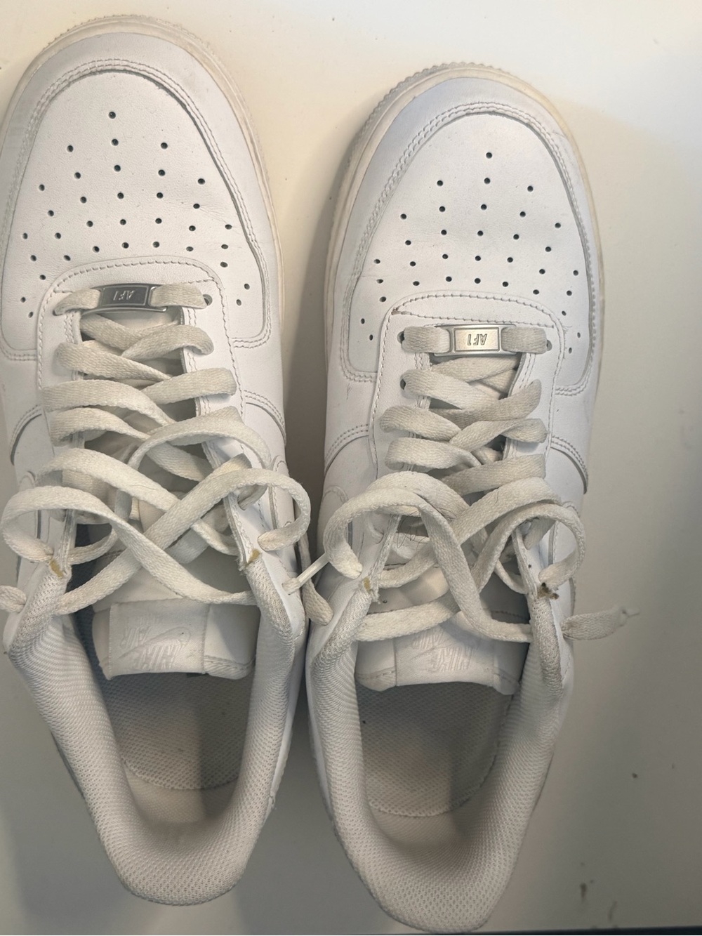 Nike Classic White Leather Sneakers - AF1